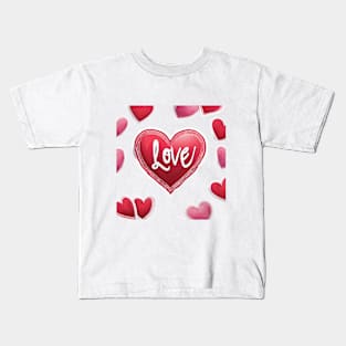 Valentine  Love Kids T-Shirt